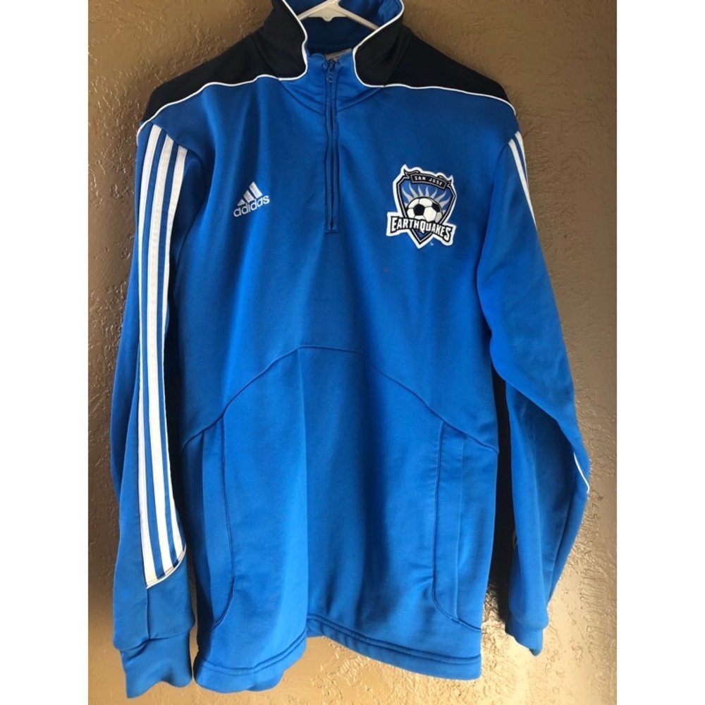 Adidas San Jose Earthquick Quarter Zip Jacket